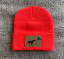 Load image into Gallery viewer, On Point Leather Patch Beanie