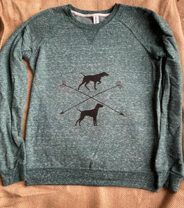 Vizsla Votive Raglan Sweatshirt