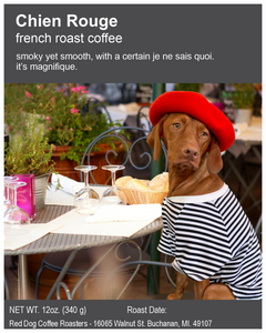 RDCR Logo French Press – Red Dog Coffee Roasters